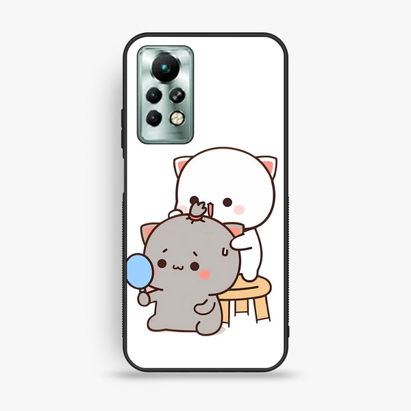 Infinix Note 11 Pro - Cute Bubu Dudu Design 7 - Premium Metal Printed Soft Bumper Shock Proof Case