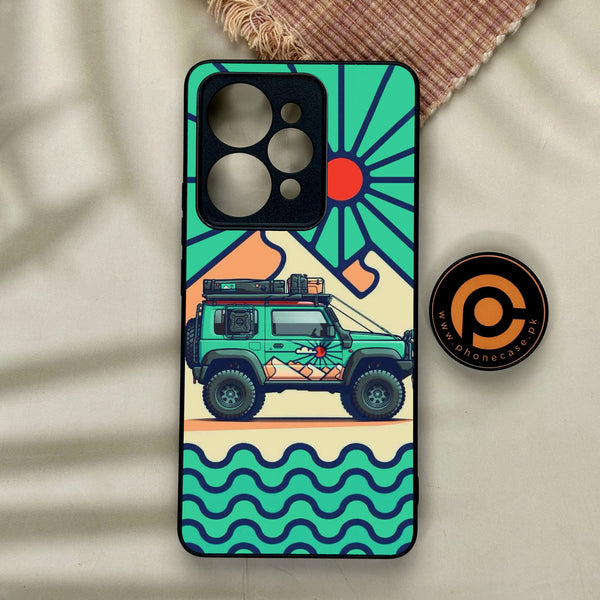 Realme 15 Pro - Suzuki Jimny Design - Premium Metal Printed Soft Bumper Shock Proof Case