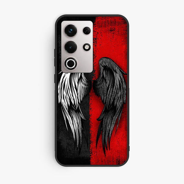 Itel S25 Ultra - Angel 2.0 Design 10 - Premium Metal Printed Soft Bumper Shock Proof Case
