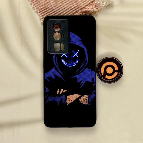 Xiaomi Redmi K60 Pro - Anonymous 2.0 Design 10 - Premium Metal Printed Soft Bumper Shock Proof Case