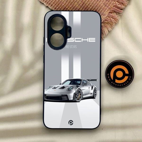 Xiaomi Redmi Turbo 4 Pro - Porsche Gt3 Rs Thrill - Premium Metal Printed Soft Bumper Shock Proof Case