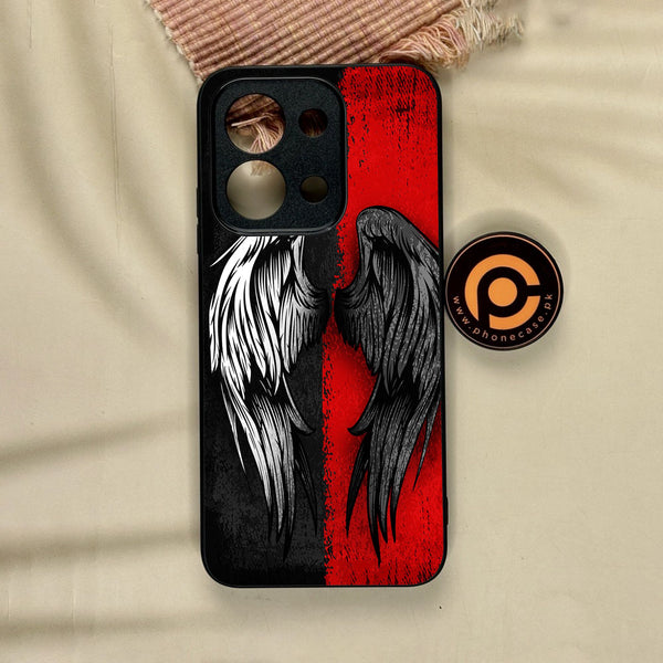 Xiaomi Redmi 15C - Angel 2.0 Design 10 - Premium Metal Printed Soft Bumper Shock Proof Case