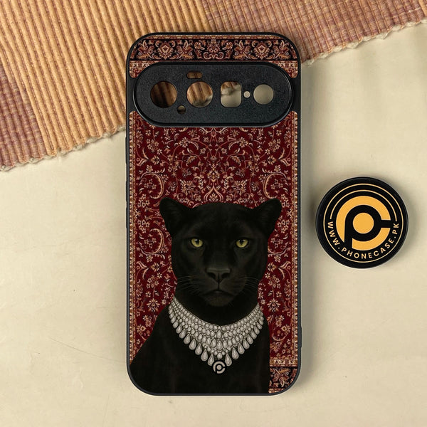 Google Pixel 11 - Black Panther - Premium Metal Printed Soft Bumper Shock Proof Case