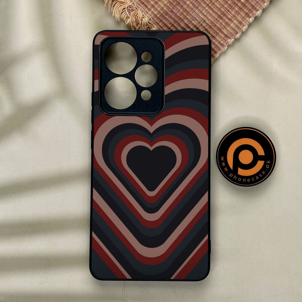 Realme 15 - Heart 2.0 Design 4 - Premium Metal Printed Soft Bumper Shock Proof Case