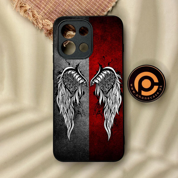 OnePlus 13T - Angel Wings Design 2 - Premium Metal Printed Soft Bumper Shock Proof Case