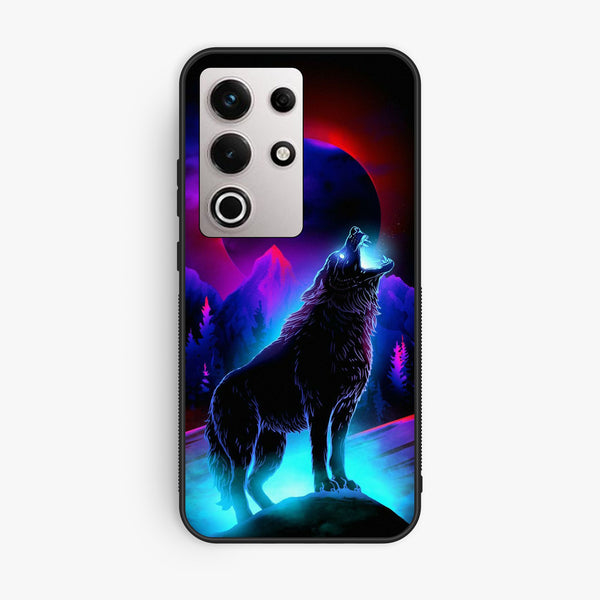 Itel S25 Ultra - Wolf Design 2 - Premium Metal Printed Soft Bumper Shock Proof Case