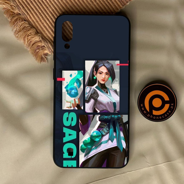 Samsung Galaxy M10 - Battle-Ready Design 1 - Premium Metal Printed Soft Bumper Shock Proof Case