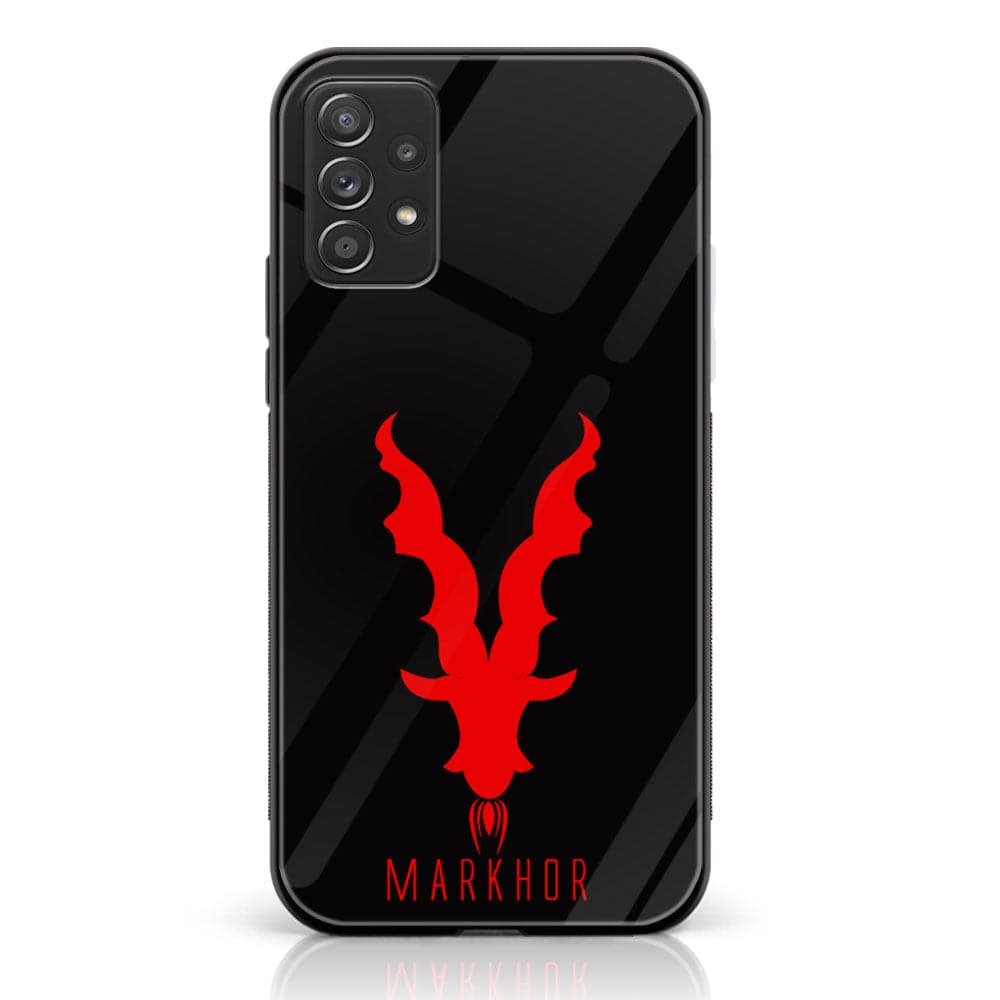 Samsung Galaxy A73 - Markhor Series - Premium Printed Glass soft Bumper shock Proof Case