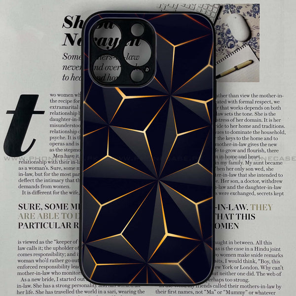 iPhone 13 Pro Max - 3D Design 6  - Premium Metal Printed soft Bumper shock Proof Case CS-35298 CS-35314