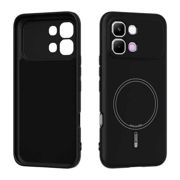Infinix Note Edge 5G - Luxury Liquid Silicone NeoShell Magnetic Case Soft Touch Anti-Scratch Cover