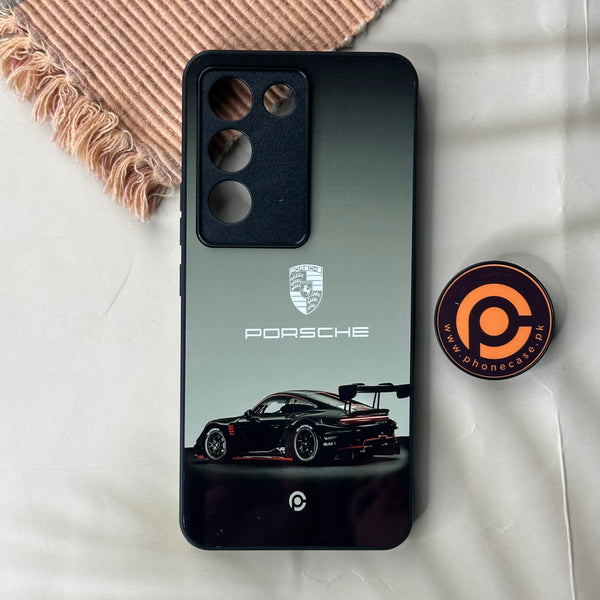 Vivo V30 Lite 4G - Shadow Racer -  Premium Printed Metal soft Bumper shock Proof Case CS-43441