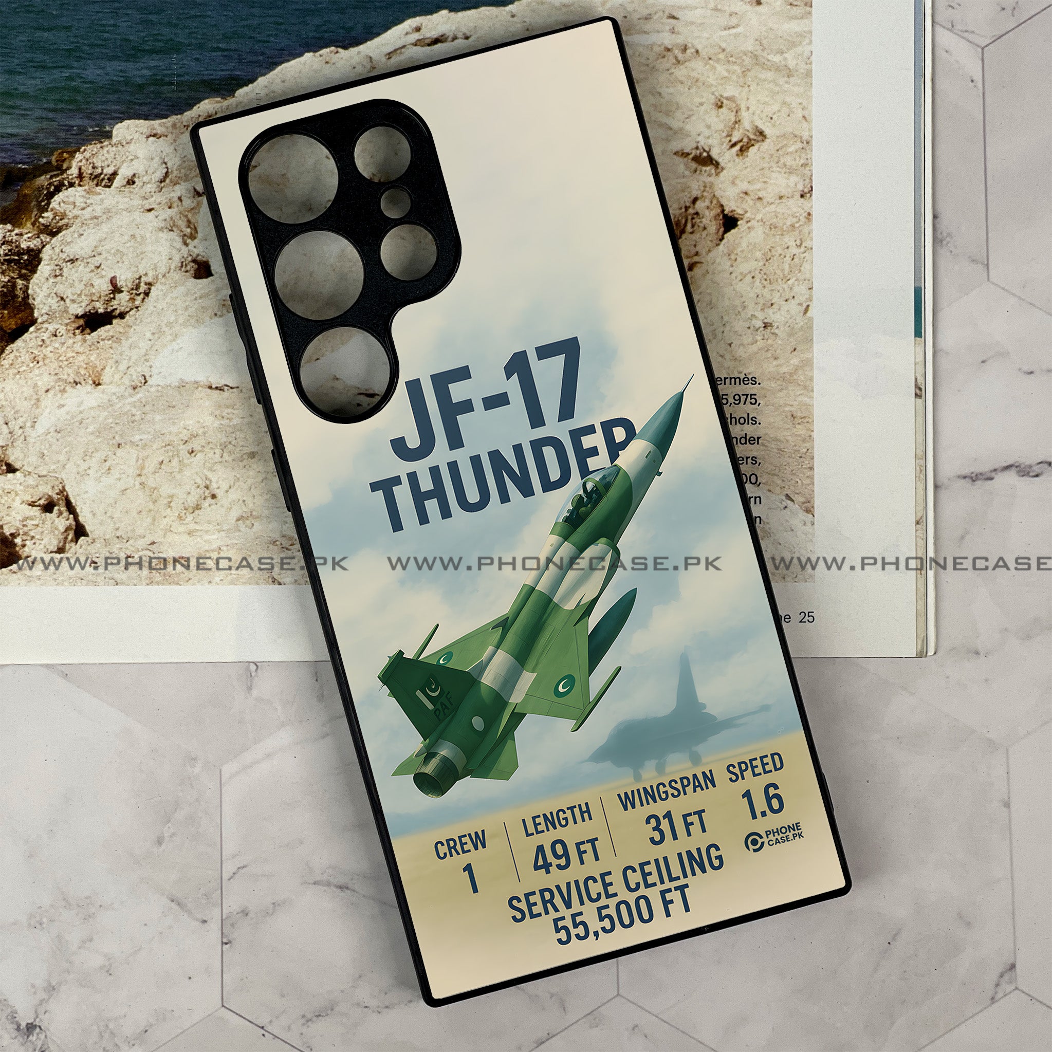 Samsung Galaxy S24 Ultra - PAF Jet Series - Premium Printed Metal soft Bumper shock Proof Case