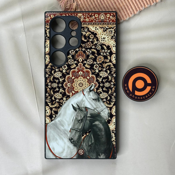 Samsung Galaxy S24 Ultra - Persian Calligraphy Art 22 - Horse Heritage - Premium Phone Case CS-42921