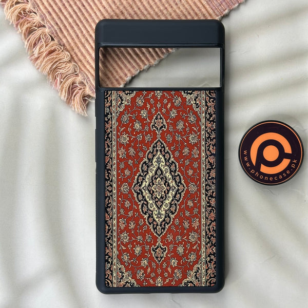 Google Pixel 6 Pro - Persian Rugs Design 1 - Premium Metal Printed soft Bumper Shock Proof Case CS-42861
