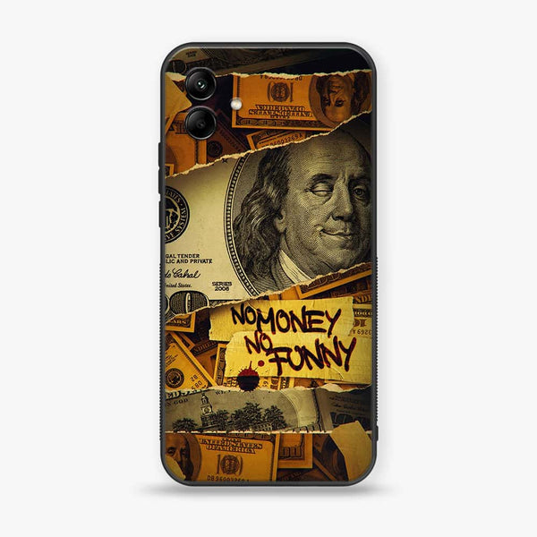 Samsung Galaxy A04e - Dollar Series  Design 1 - Premium Printed Glass soft Bumper shock Proof Case CS-20325