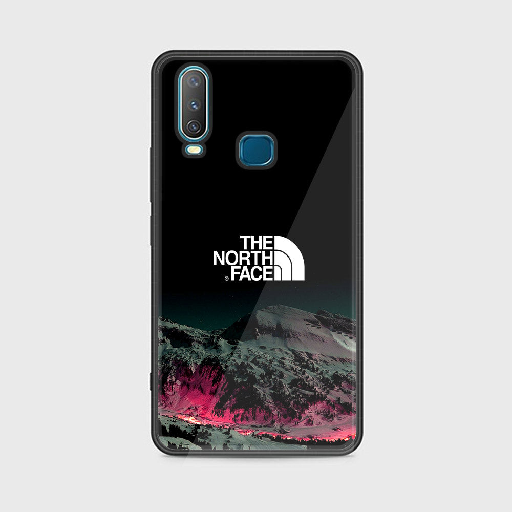 Vivo Y17 - The North Face Series - Premium Printed Glass soft Bumper shock Proof Case