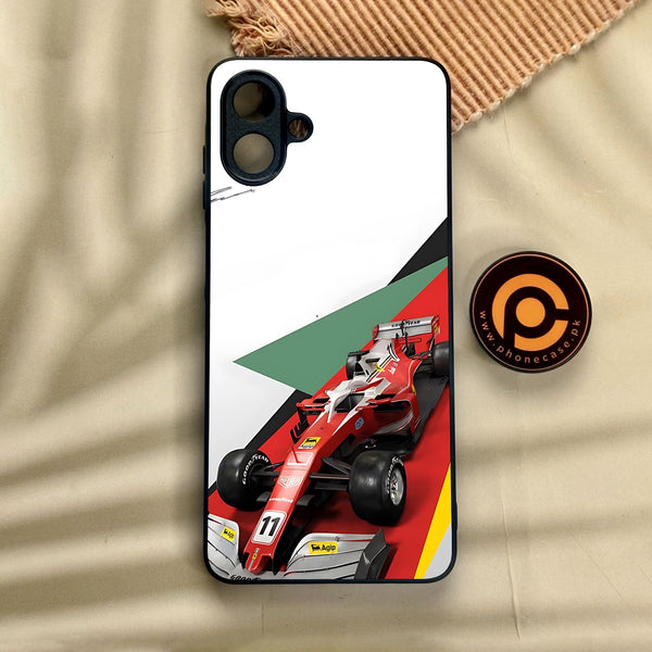 Samsung Galaxy A07 - Formula 1 Design 3 - Premium Metal Printed Soft Bumper Shock Proof Case