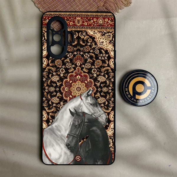 Redmi K40 Gaming - Horse Heritage - Premium Metal Printed Soft Bumper Shock Proof Case