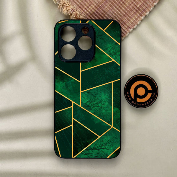 Realme 15T - Geometric Design 10 - Premium Metal Printed Soft Bumper Shock Proof Case