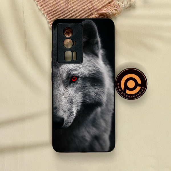 Xiaomi Redmi K60 Pro - Wolf Design 10 - Premium Metal Printed Soft Bumper Shock Proof Case