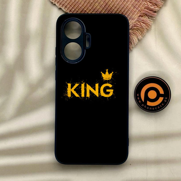 Xiaomi Redmi Turbo 4 Pro - King Design 2 - Premium Metal Printed Soft Bumper Shock Proof Case