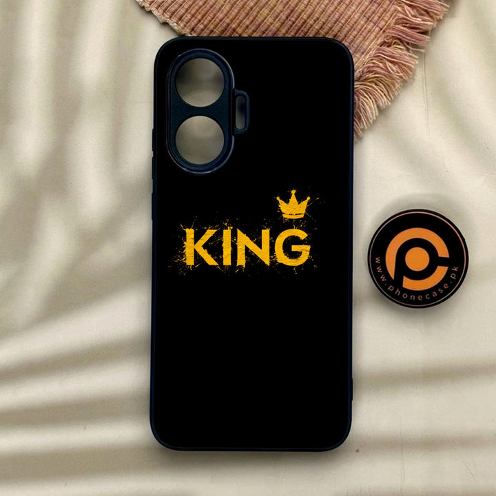 Xiaomi Redmi Turbo 4 Pro - King Design 2 - Premium Metal Printed Soft Bumper Shock Proof Case