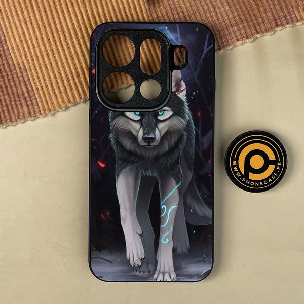 Oppo Find X9 Pro - Wolf Design 8 - Premium Metal Printed Soft Bumper Shock Proof Case
