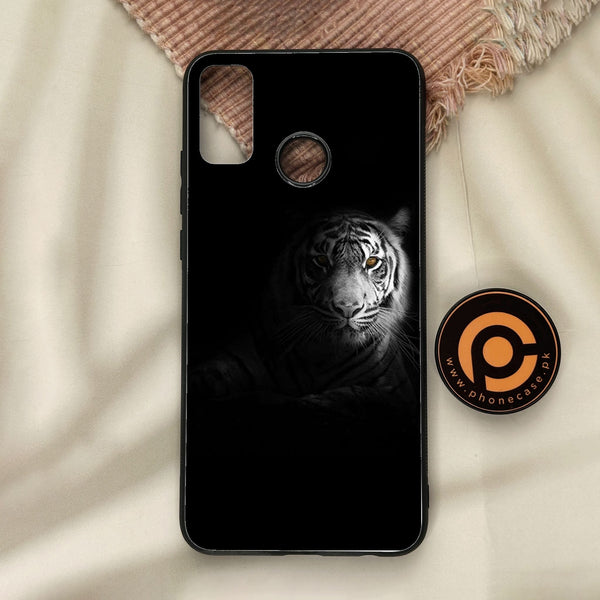 Honor 9X Lite - Tiger Design 10 - Premium Metal Printed Soft Bumper Shock Proof Case