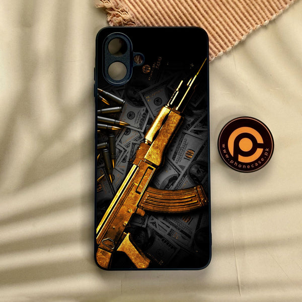 Samsung Galaxy A07 - Dollar Design 6 - Premium Metal Printed Soft Bumper Shock Proof Case