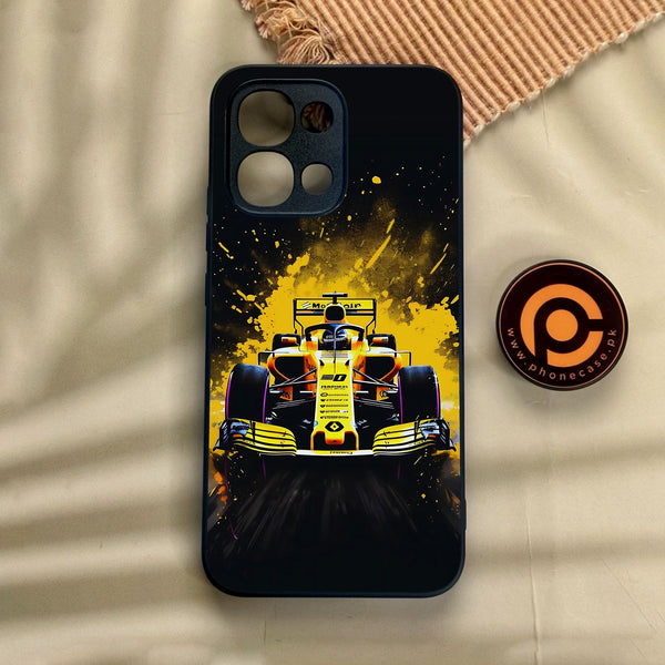 Oppo A6 Pro - Formula 1 Design 5 - Premium Metal Printed Soft Bumper Shock Proof Case