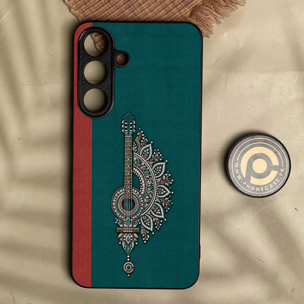 Samsung Galaxy S25 - Classic Weave Design 26 - Premium Metal Printed Soft Bumper Shock Proof Case