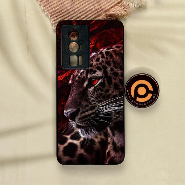 Xiaomi Redmi K60 Pro - Tiger Design 5 - Premium Metal Printed Soft Bumper Shock Proof Case