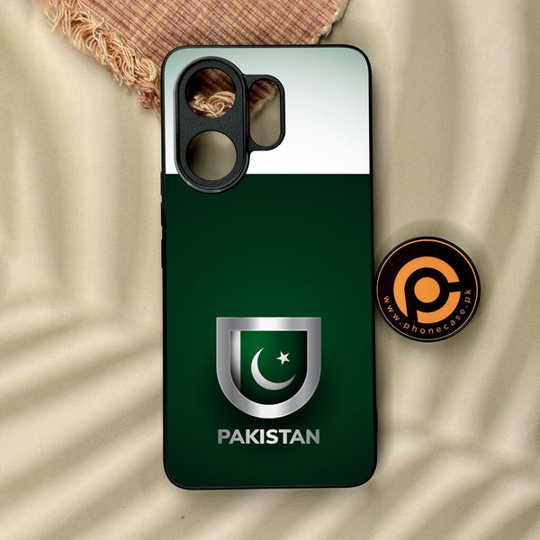Vivo V60 - Pakistan Design 4 - Premium Metal Printed Soft Bumper Shock Proof Case