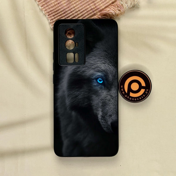 Xiaomi Redmi K60 Pro - Wolf Design 9 - Premium Metal Printed Soft Bumper Shock Proof Case