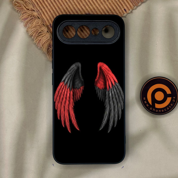 Vivo X300 FE - Angel Wings Design 7 - Premium Metal Printed Soft Bumper Shock Proof Case