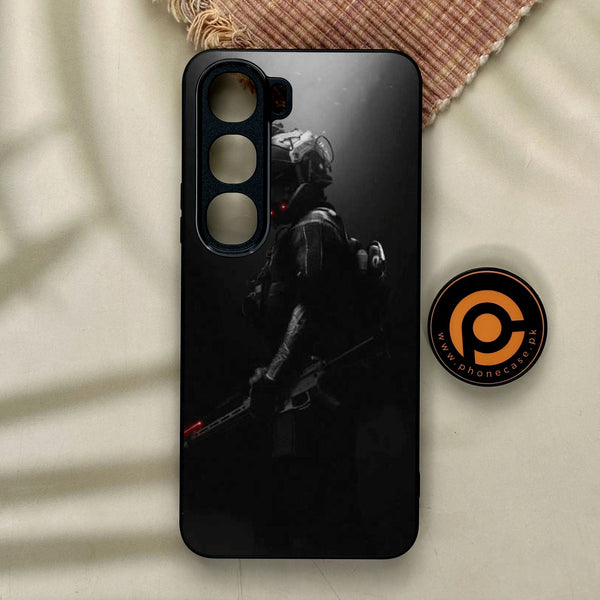 Vivo Y21d - Black Art Design 9 - Premium Metal Printed Soft Bumper Shock Proof Case