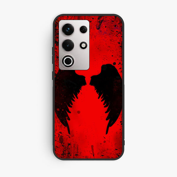 Itel S25 Ultra - Angel 2.0 Design 3 - Premium Metal Printed Soft Bumper Shock Proof Case