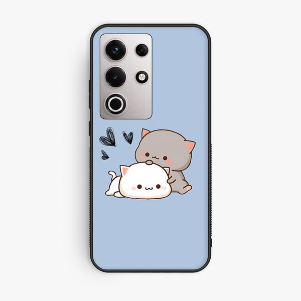 Itel S25 Ultra - Cute Bubu Dudu Design 3 - Premium Metal Printed Soft Bumper Shock Proof Case