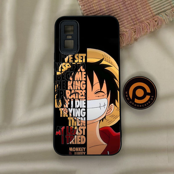 Infinix GT 30 Pro - Anime - Premium Metal Printed Soft Bumper Shock Proof Case
