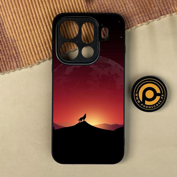 Oppo Find X9 Pro - Wolf Design 4 - Premium Metal Printed Soft Bumper Shock Proof Case