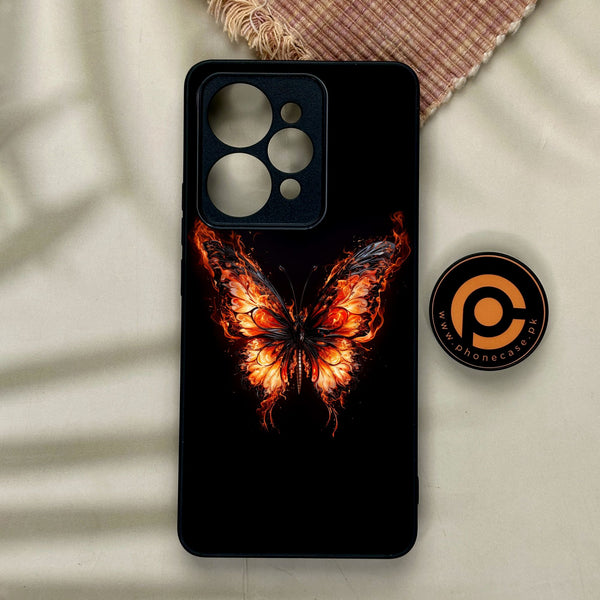 Realme 15 - Butterflies Design 5 - Premium Metal Printed Soft Bumper Shock Proof Case