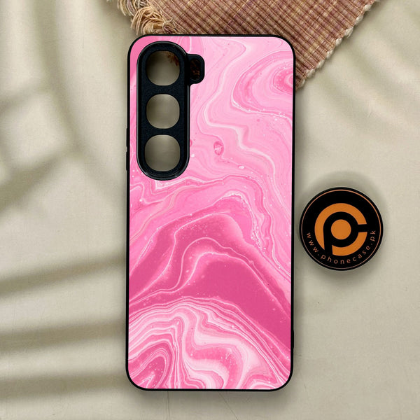 Vivo Y21d - Pink Design 3 - Premium Metal Printed Soft Bumper Shock Proof Case
