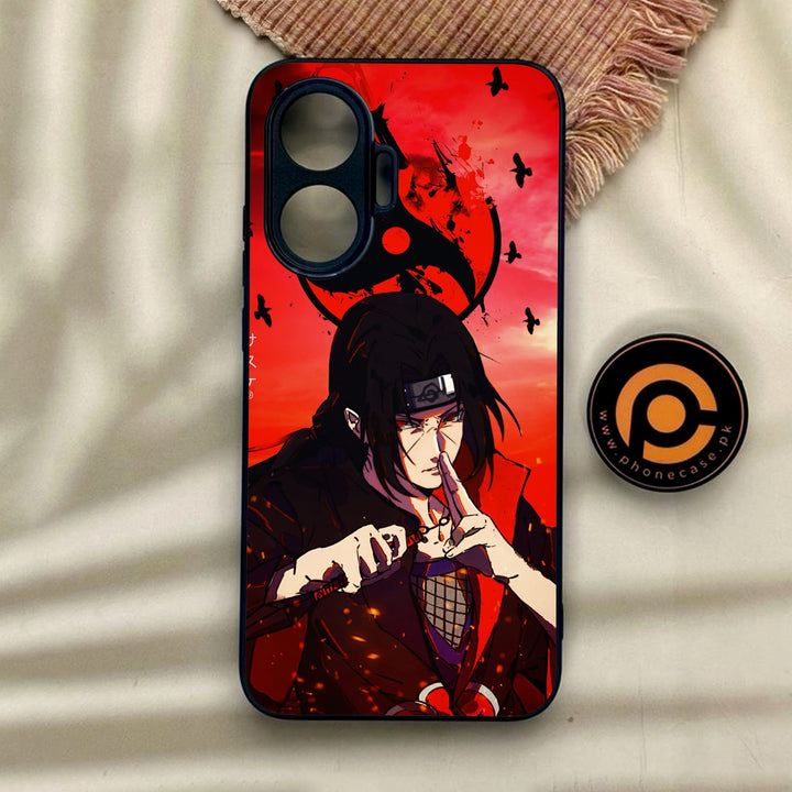 Xiaomi Poco F7 - Uchiha Itachi - Premium Metal Printed Soft Bumper Shock Proof Case