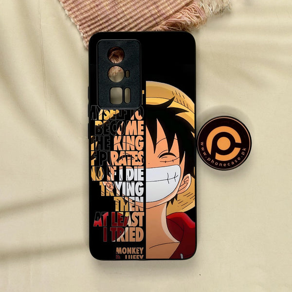 Xiaomi Poco F5 Pro - Anime - Premium Metal Printed Soft Bumper Shock Proof Case