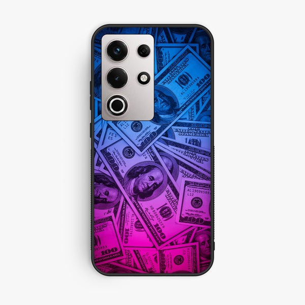 Itel S25 Ultra - Dollar Design 3 - Premium Metal Printed Soft Bumper Shock Proof Case