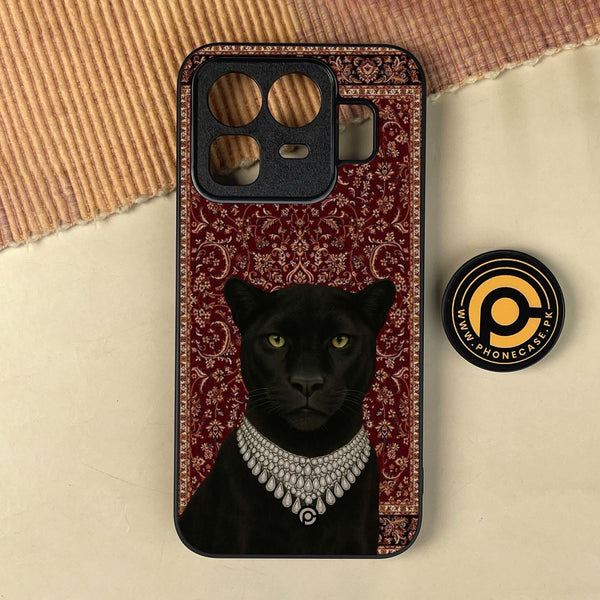 Realme Neo 8 - Black Panther - Premium Metal Printed Soft Bumper Shock Proof Case