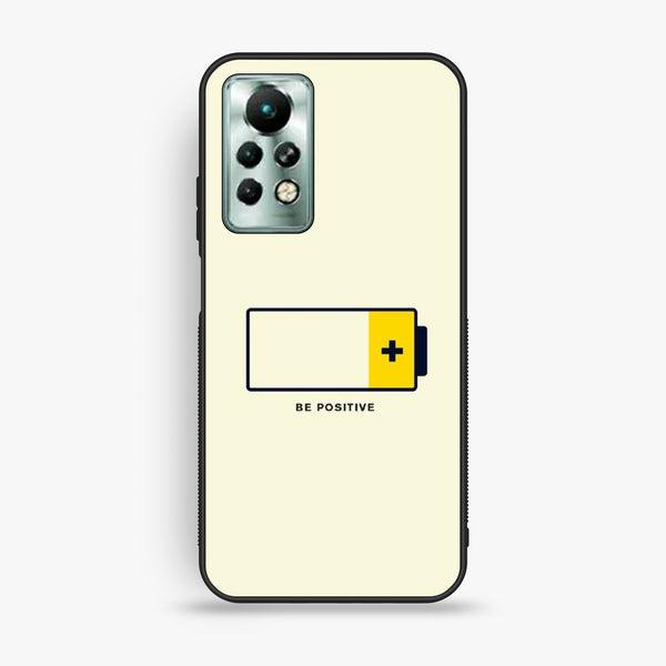 Infinix Note 11 Pro - Be Positive Design - Premium Metal Printed Soft Bumper Shock Proof Case