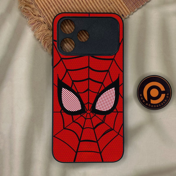Oppo A6C - Web Of Heroism - Premium Metal Printed Soft Bumper Shock Proof Case