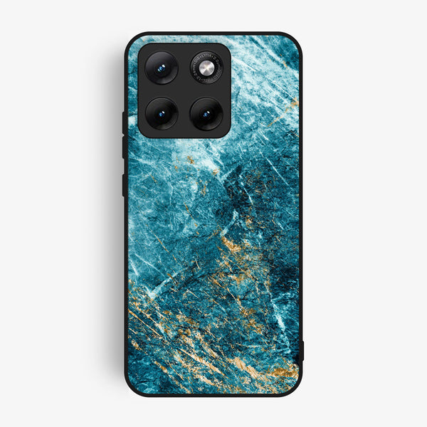 Motorola Edge 70 Fusion Plus - Blue 2.0 Design 10 - Premium Metal Printed Soft Bumper Shock Proof Case