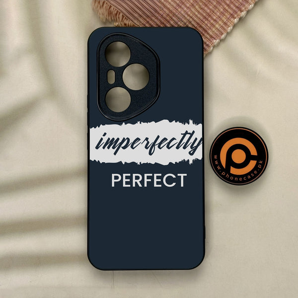 Honor 400 Pro - Imperfectly - Premium Metal Printed Soft Bumper Shock Proof Case